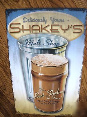 Shakey's malt shop ice cream parlor shake advertising