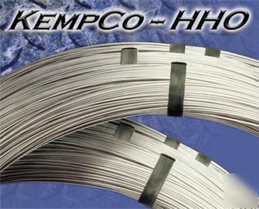 150' 316L .035 stainless steel wire hho WATER4GAS