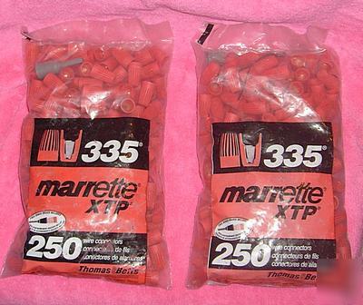 500 thomas & betts red wire connectors wire nuts 335KP