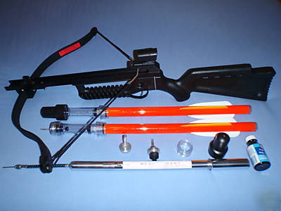 Medi-dart crossbow syringe/livestock/cattle/deer/elk