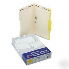 Pendaflex 31309: yellow folders w/ embossed fasteners