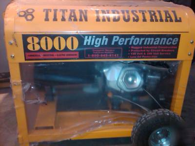 New ***brand titan industrial generator 8000 watt*** 