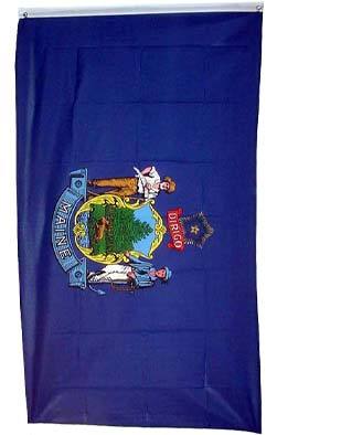 New large 2X3 maine state flag us usa american flags