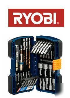 Ryobi high quality 50 piece screw & nut driving set