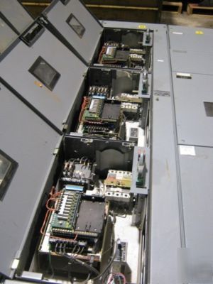 3 section allen bradley 2100 mcc's 