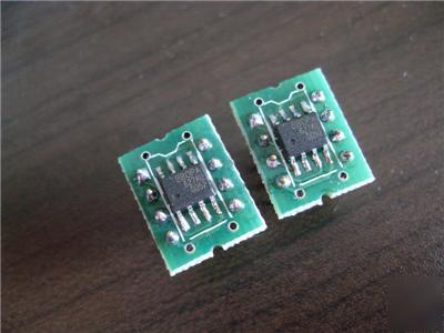 A pair dual(both side)bb OPA627AU soic to dip adapter