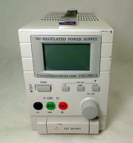 Csi 0-120VDC 1A dc regulated power supply CSI12001X