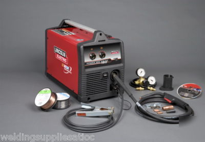 Lincoln power mig 180C mig welder K2473-1 w/cart/ sg