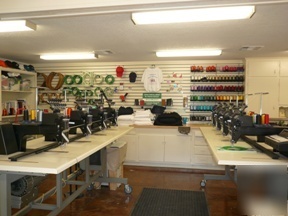 Melco embroidery machines & accessories used