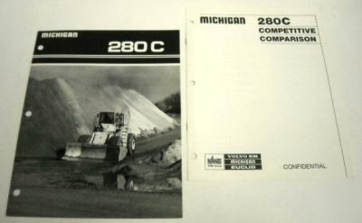 Michigan c. 1987 - 1989 280 c sales brochure lot