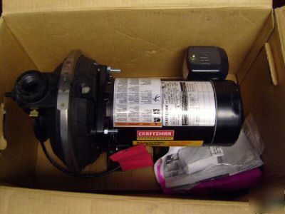 New craftsman pro 1 hp convertible jet pump 2522 new