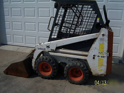 Bobcat 440B skid loader gas skid steer loader lift ohio