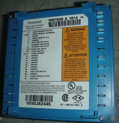 Honeywell burner control RM7838 a 1014 RM7838A1014