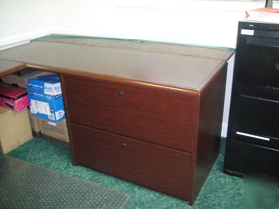 National office furniture arrowood u-shaped desk used