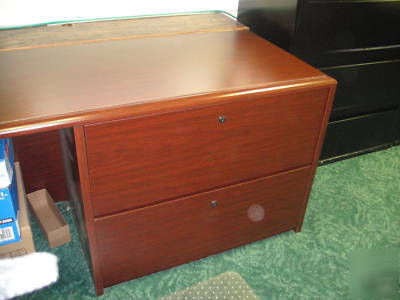 National office furniture arrowood u-shaped desk used