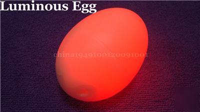 New multi iridescent colors changing egg led light lamp 