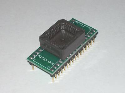 PLCC32 DIP32 socket adaptor flash eprom eeprom plcc 32