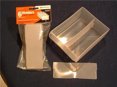 Part bin storage cabinet akro mil plastic divider 40717