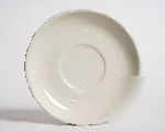 Tuxton china scalloped saucer 5 1/2