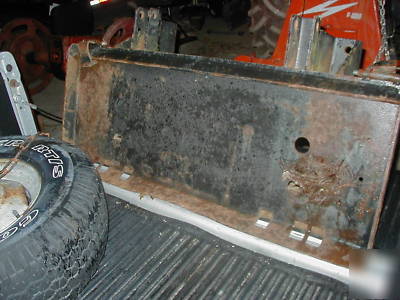 Woods BH9000 backhoe adapter plate daewoo skid steer