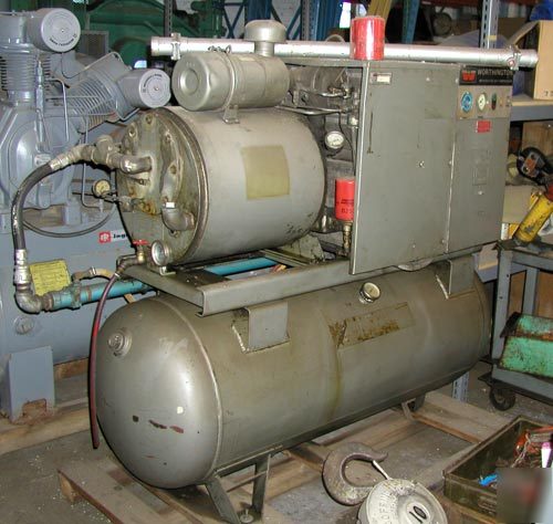 Worthington model 30RS120 moto rotor air compressor