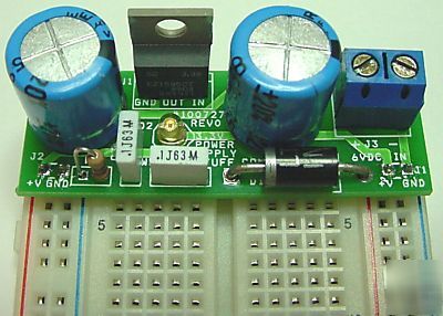 Solderless breadbord powersupply +3.3V kit w/screw term