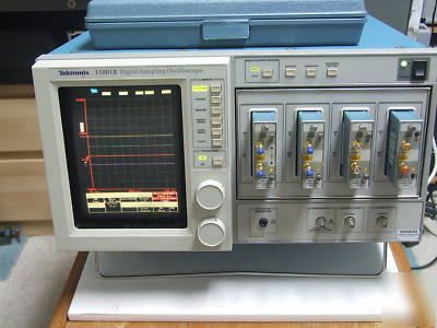 Tektronix 11801B 50 ghz scope + 5 heads + all manuals