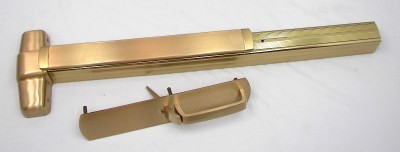 Von duprin 99 rim 99TP bronze exit device w/ 990TP trim