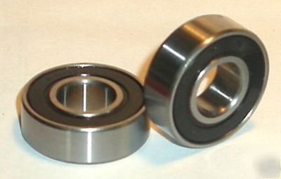 (100) R6-2RS sealed bearings, 3/8 x 7/8