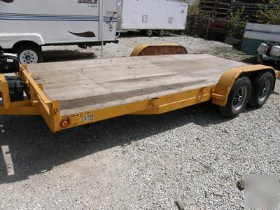 2007 equipment trailer bobcat tractor truck car hauler