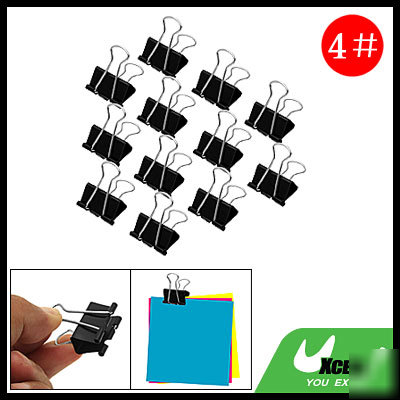 12PCS pocket office organize metal binder paper clips