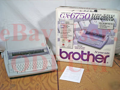 Brother daisy wheel electronic typewriter s great