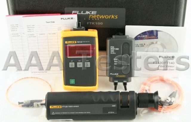 Fluke ftk-100 mm fiber optic test kit FM130 fos FT120
