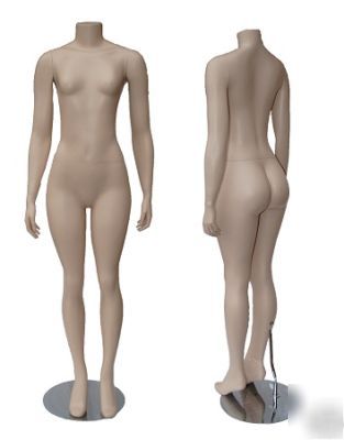 Mannequin headless female fleshtone with large hips