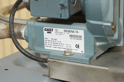 Osmonics destruct CDM10 ozone generator + gast regenair