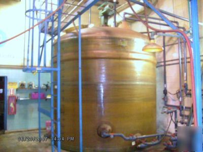  8500 gallons fiberglass mixing tank