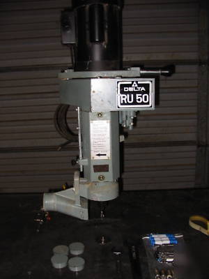 Delta ru-50 overarm pin router 2 hp 1 ph 60 x 30