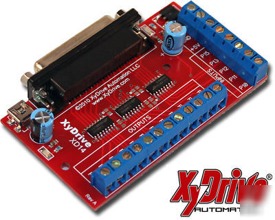 High speed parallel port cnc breakout board made in usa