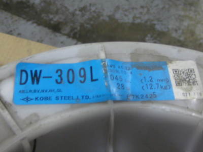 New 97LBS s.s. kobelco mig welding wire dw-309L reels 