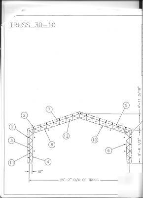 New steel truss building - - miracle truss -pre fab kit