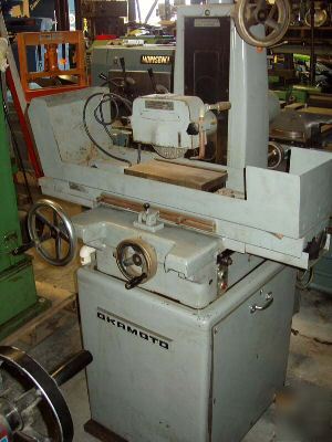 Okamoto 612 surface grinder 1985 2HP chuck size 6