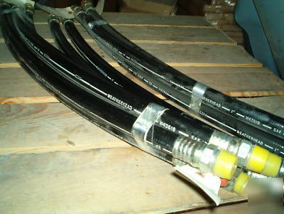 10 -3' lengths weatherhead hydraulic hose H43616 1