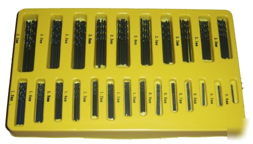 150PC precision mini micro twist drill bits set 0.4-3.2