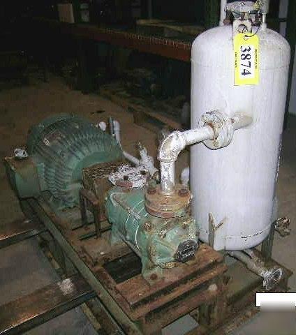 25 hp used sihi vacuum pump package