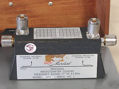 (3) narda precision reflectometer coupler