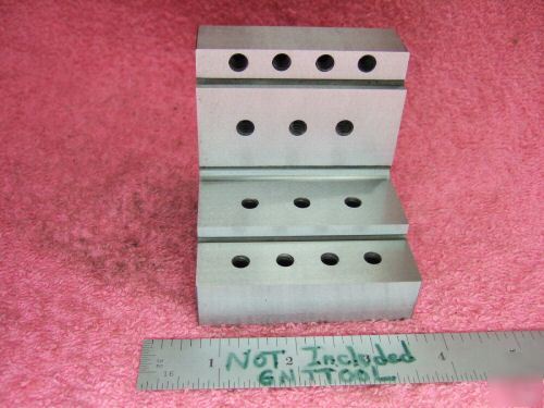 Angle plates stepped matched pair toolmaker machinist