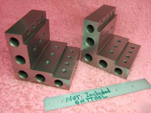 Angle plates stepped matched pair toolmaker machinist