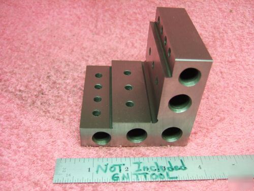 Angle plates stepped matched pair toolmaker machinist