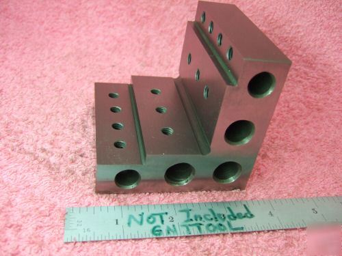 Angle plates stepped matched pair toolmaker machinist