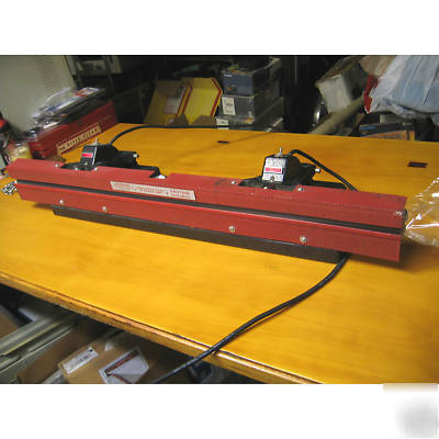 Clamco bench mounted universal heat sealer 36